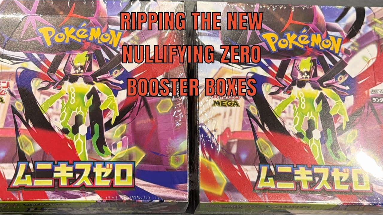 Pokémon Nullifying zero booster box opening, pack balttle