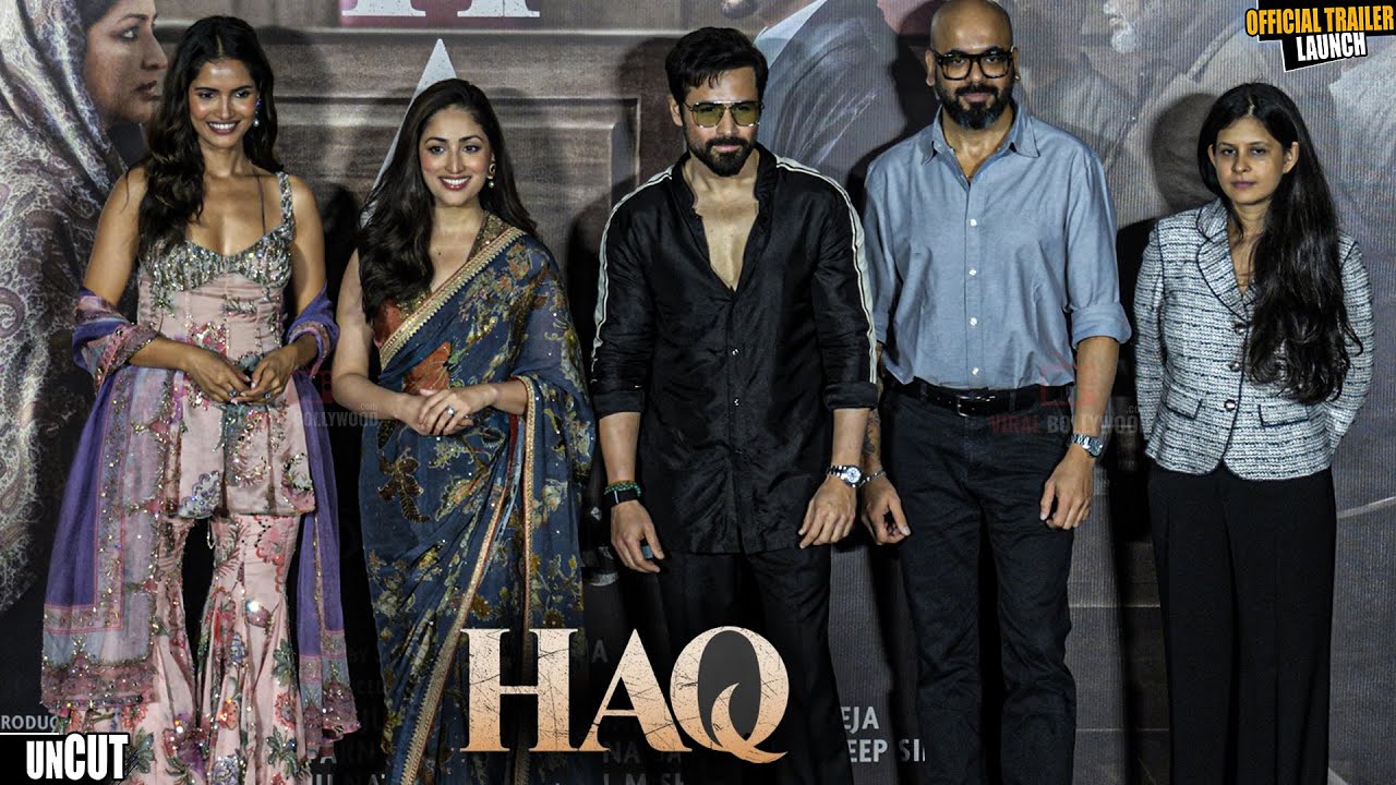 UNCUT - HAQ Movie | Official Trailer Launch | Emraan Hashmi, Yami Gautam, Sheeba Chaddha, More