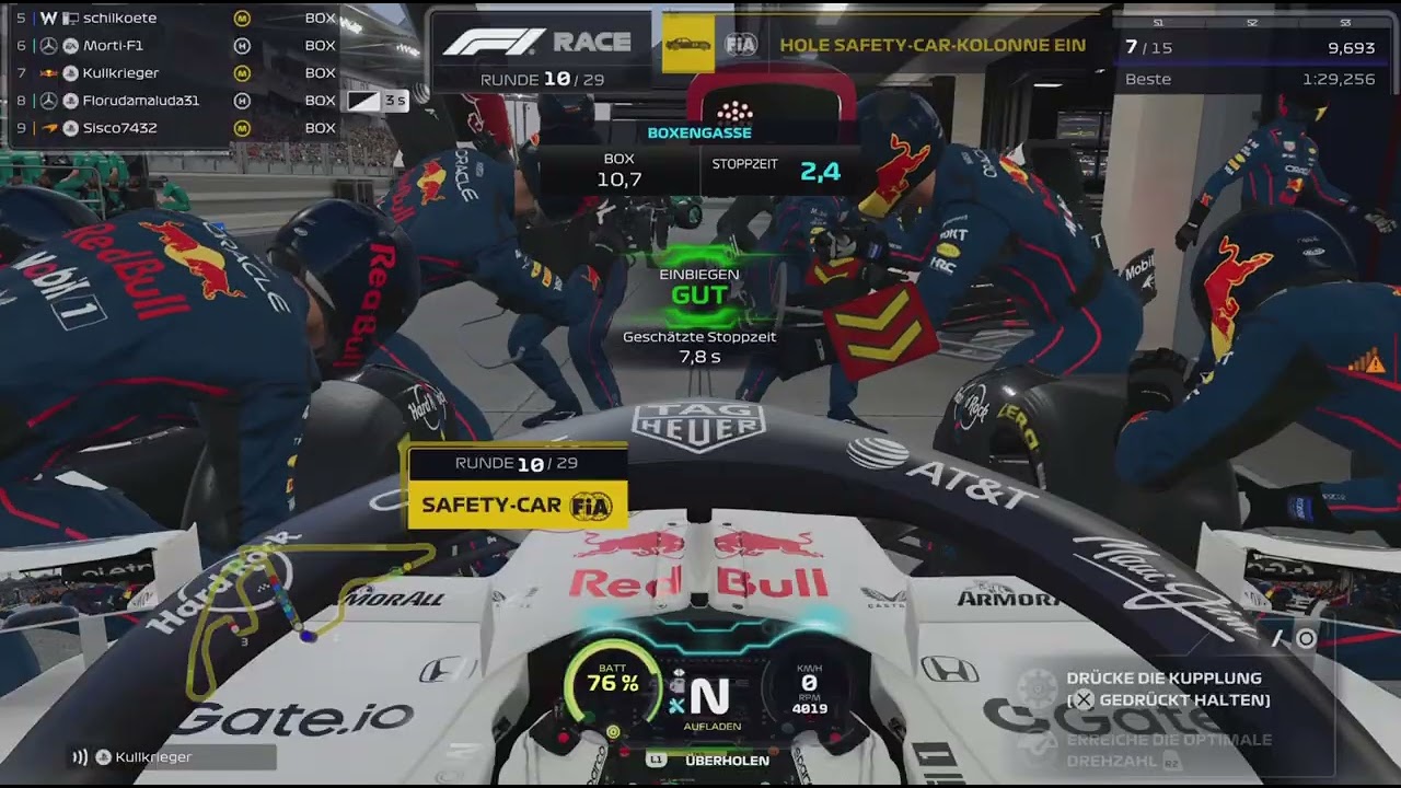 F125 Liga Abu Dhabi RB Saftycar Chaos