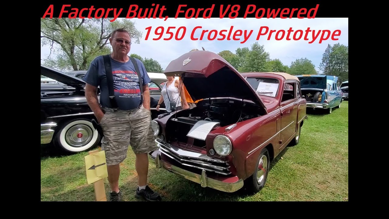 Заводской прототип Барри с двигателем Ford V8, кабриолет Crosley Super 1950 года.