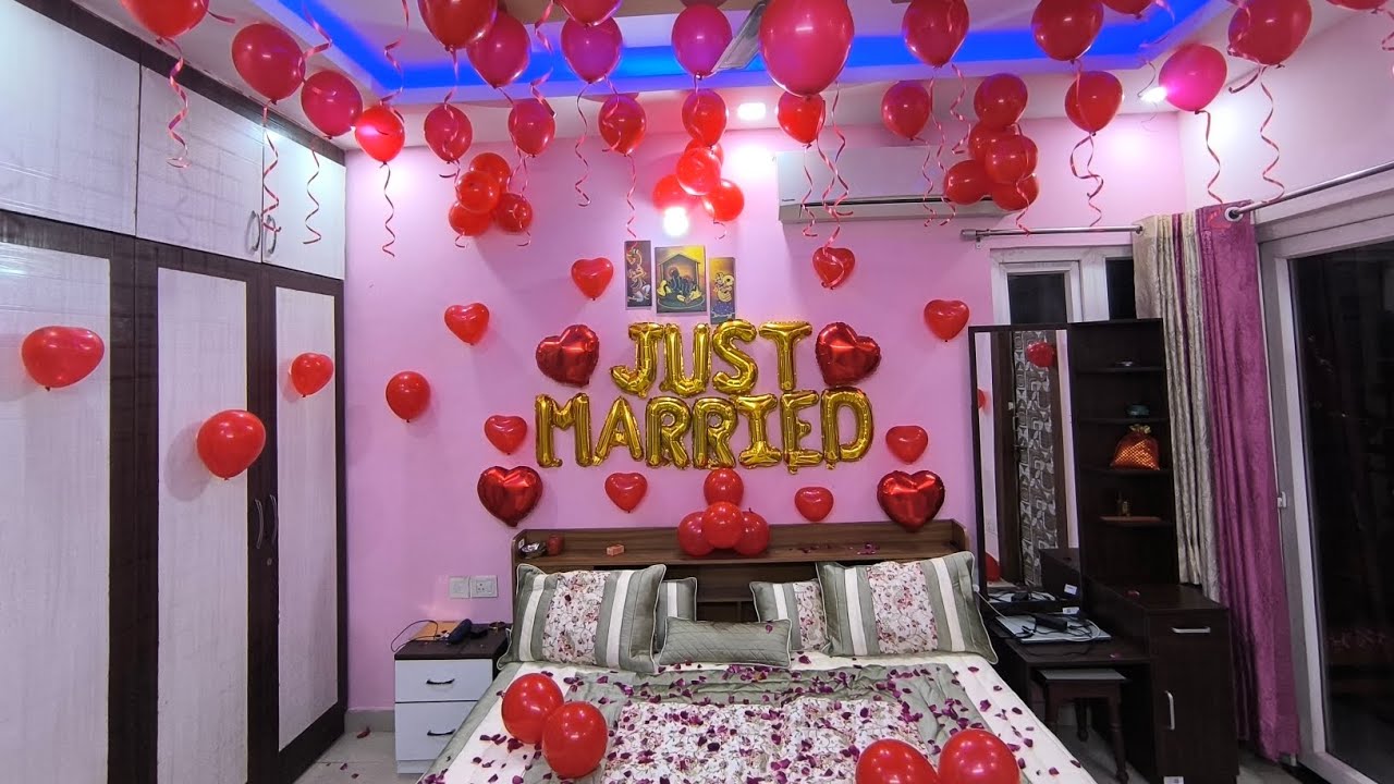 Just married decor || Room decoration || ❣️❤️