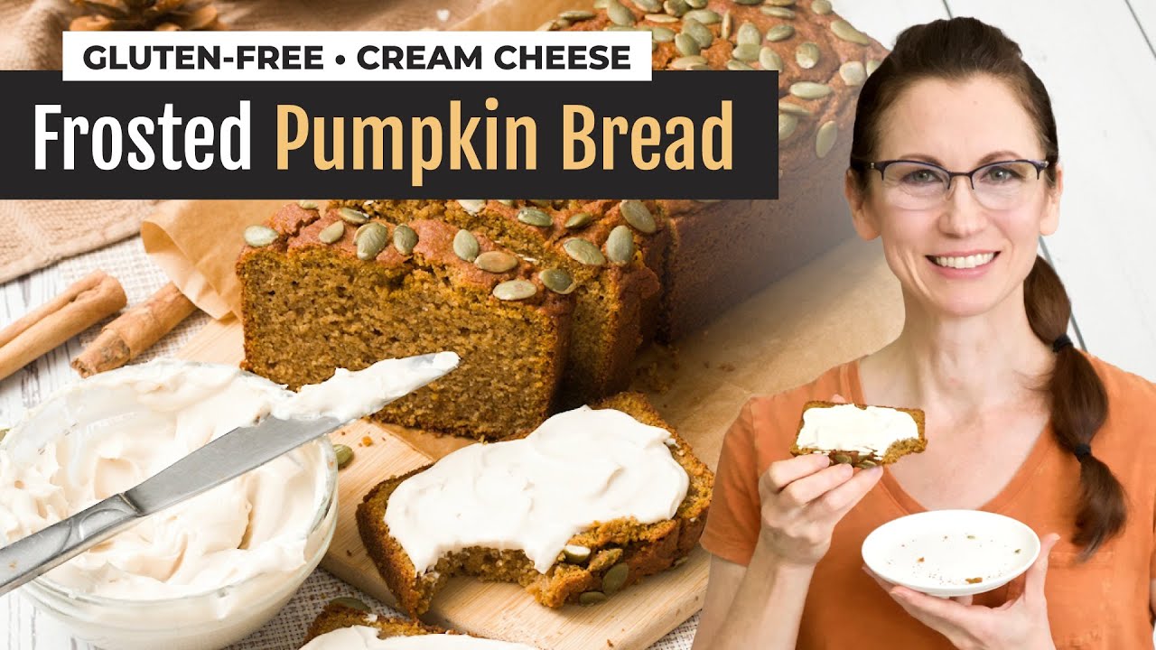 Pumpkin Bread with Cream Cheese Frosting | GF Starbucks Copycat