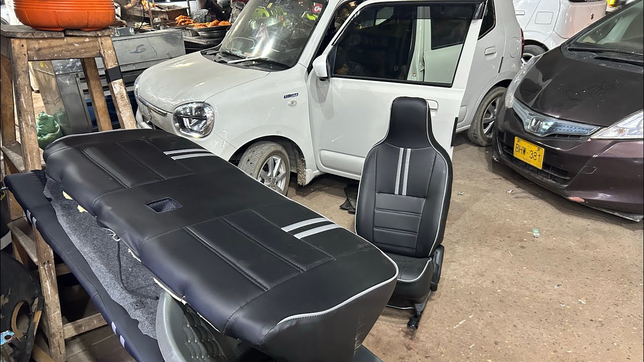 New Alto 660cc skin fitting Seat Cover installation (Carconcept) |Aishamanzil| karachi