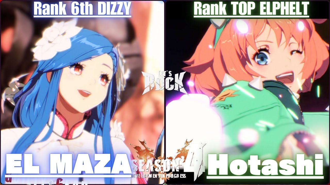 GGST➤Rank 3rd DIZZY / ディズィー [ EL MAZA ] vs Rank TOP Elphelt / エルフェルト [ Hotashi ] Guilty Gear Strive