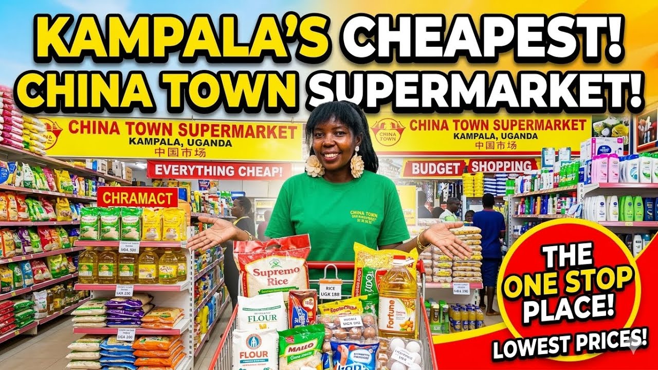 Внутри самого дешевого и разрекламированного супермаркета в Кампале, Уганда.