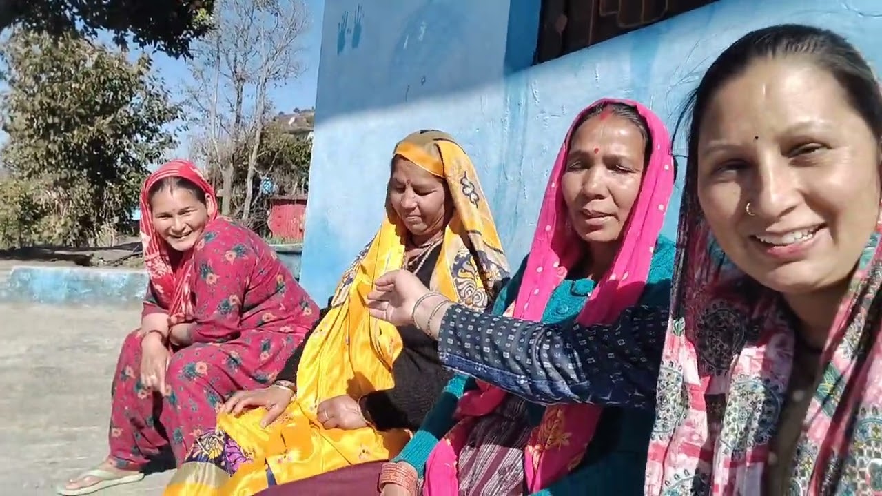 ##आज हुआ मुन्ना का मुन्डन संस्कार 🙏 तो खिलाया पुरे गांव वालों को दिन का खाना ##