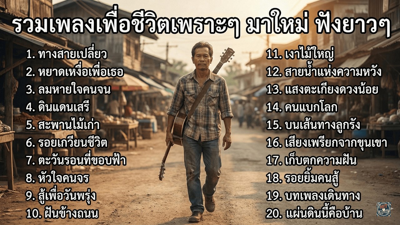 รวมเพลงเพื่อชีวิต สำหรับคนสู้ฝัน เหนื่อยแค่ไหนก็ต้องเดินต่อ