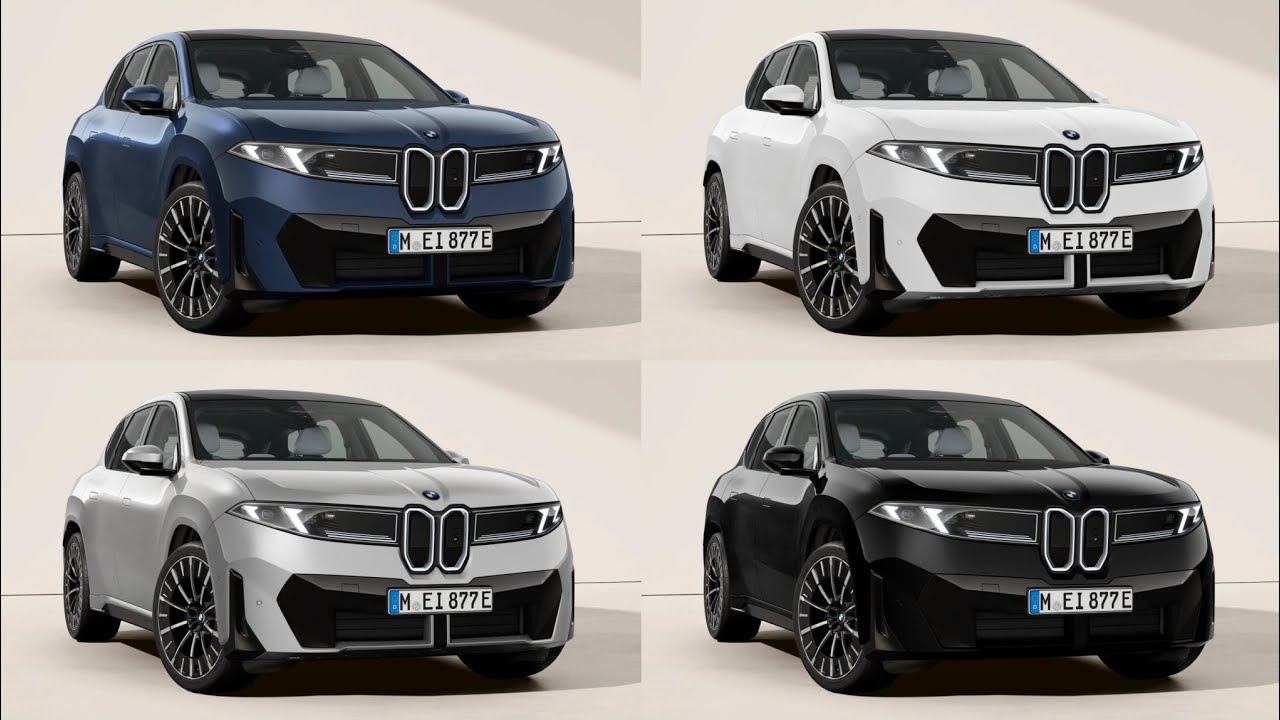 Новый BMW iX3 2026 года — ЦВЕТА
