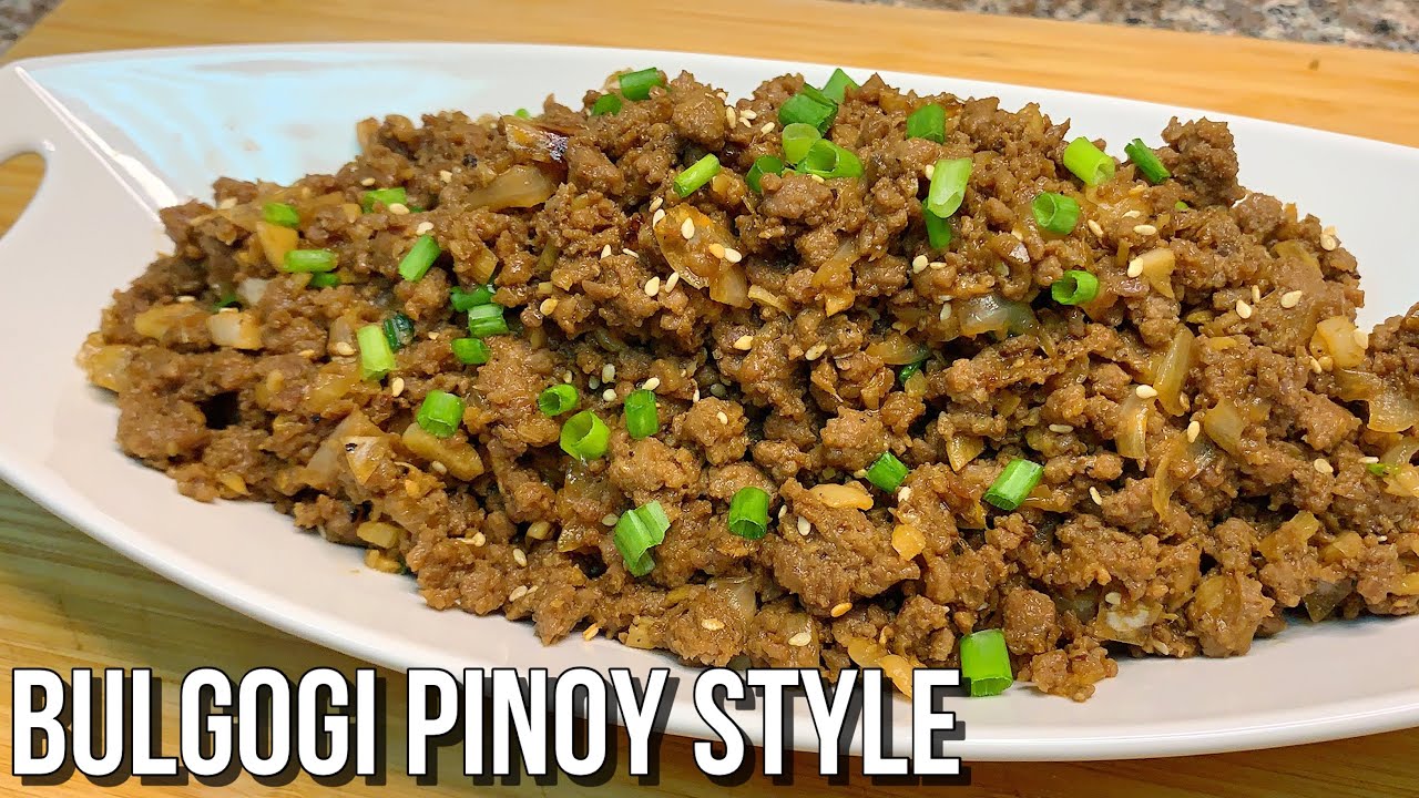 BULGOGI PINOY STYLE | KOREAN DISH | GROUND BEEF RECIPE | YUMMY😋 #LutoNiNanay