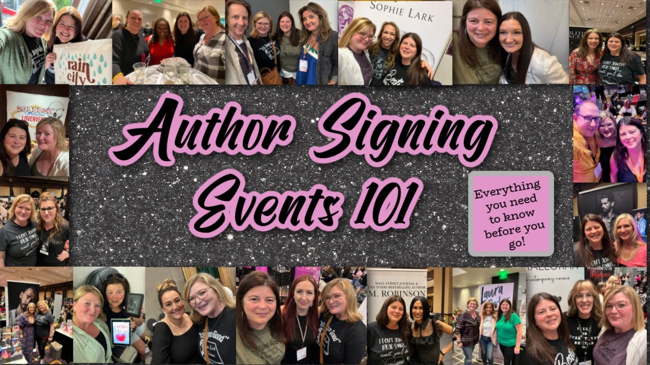Book Event How To - Everything you need to know to attend an author signing book event
