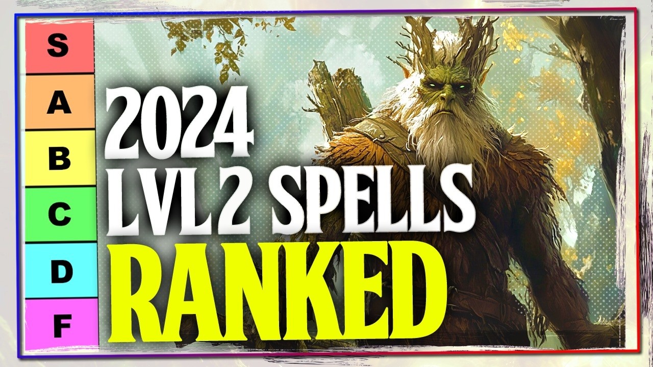 Ranking EVERY 2nd Level Spell in the 2024 Player’s Handbook #dungeonsanddragons #dnd