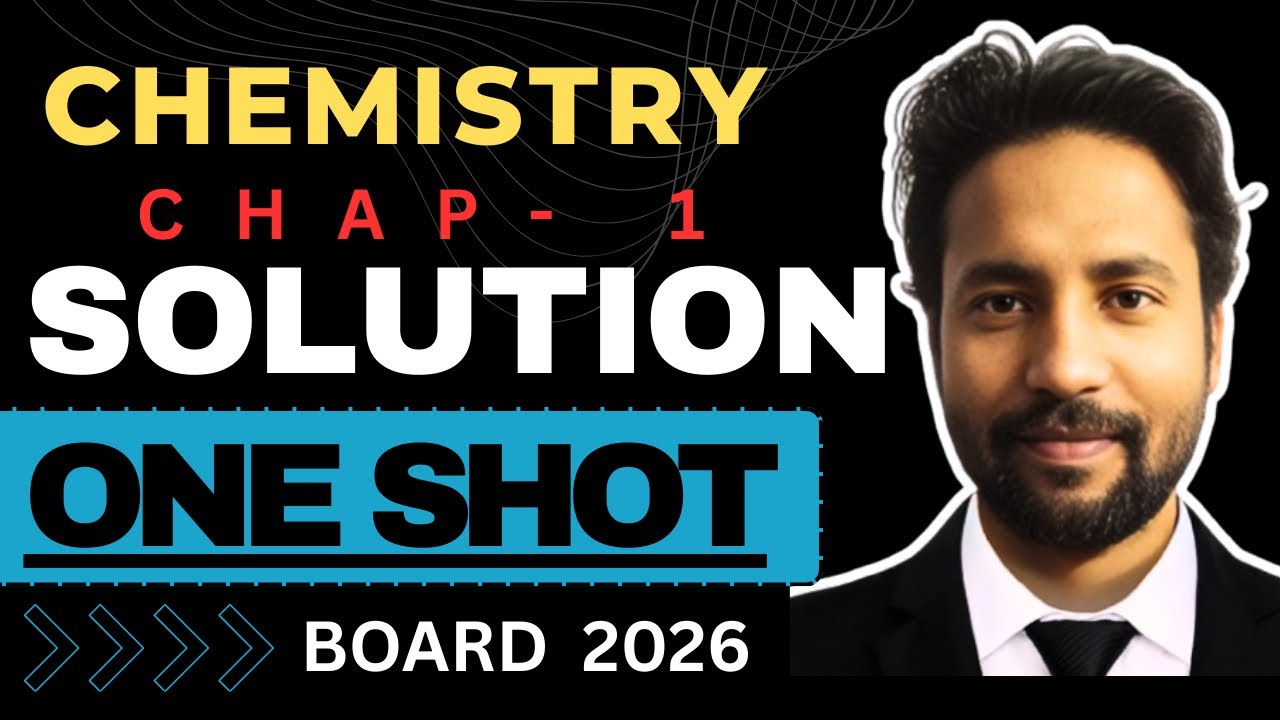 CHEMISTRY CHAP - 1 SOLUTION 🧠🧠ONE SHOT 2026 || Viraj Sir || 