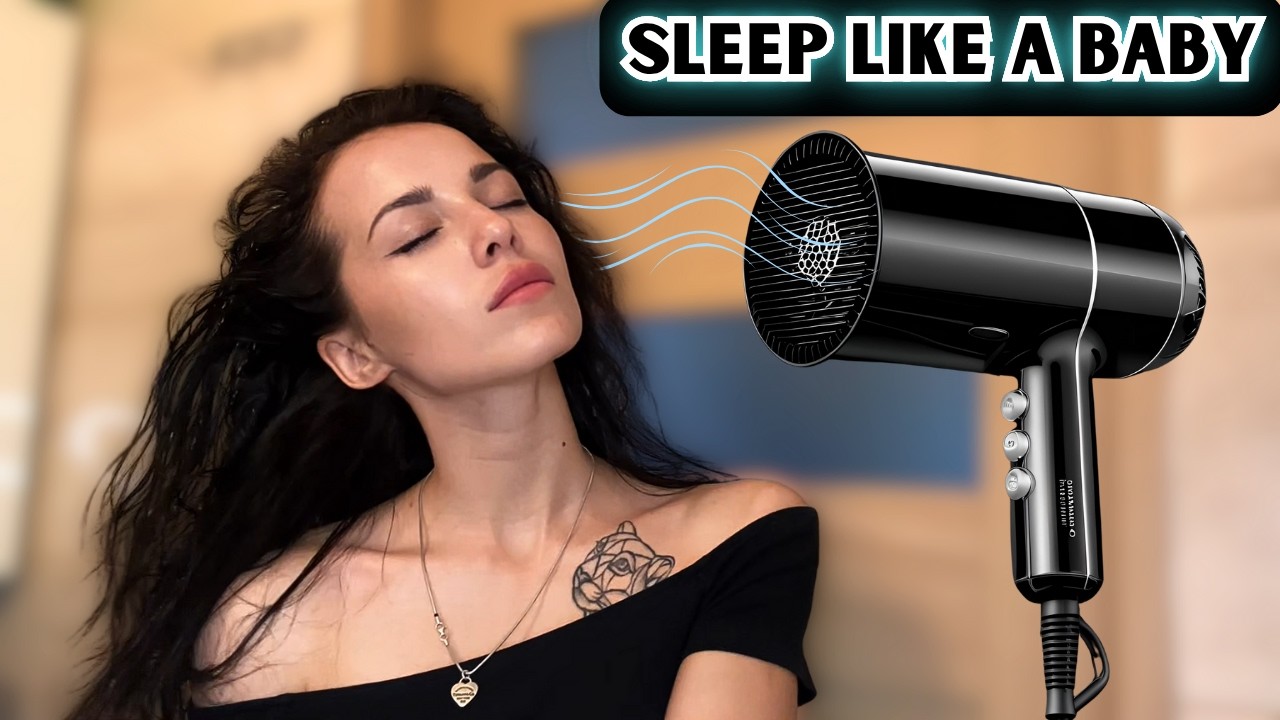 NEW Hair Dryer Sound | Relaxing White Noise for Ultimate Sleep 6 HOURS