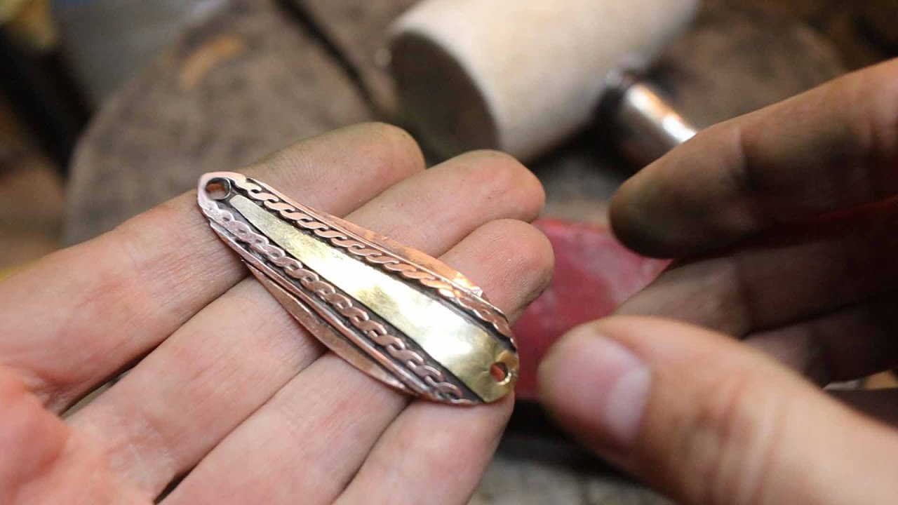 Making Lure from Copper Wire and Pipe | diy spoon lure