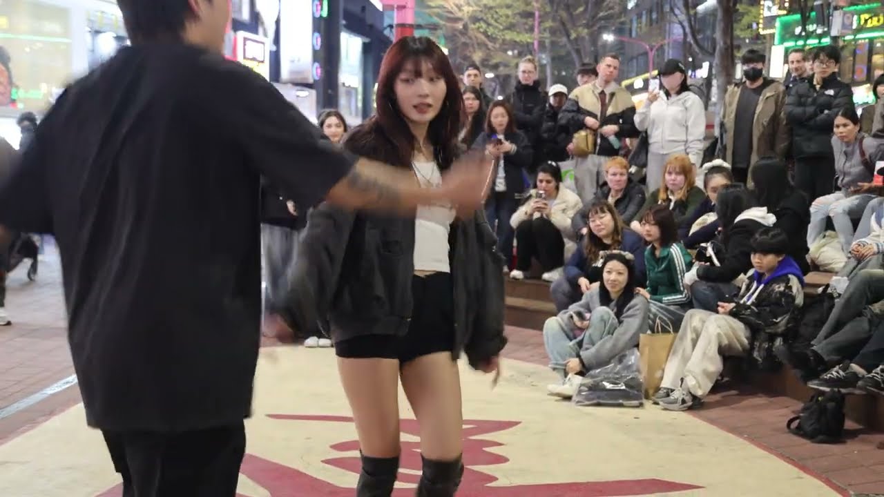 Kpop#JHKTV]#Hello hyunjin&Saehee in hongdae kpop dance#Rodeo(Lah Pat) #안녕하세#현진&세희홍대케이팝댄스#로데오