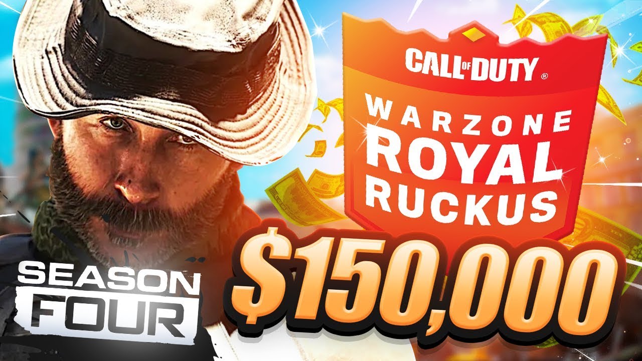 🔴 Welcome To SEASON 4! - $150,000 WARZONE TOURNAMENT (Royal Ruckus Day 1)