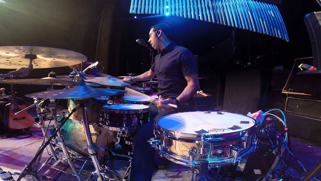 Antonio Sanchez side GoPro shot