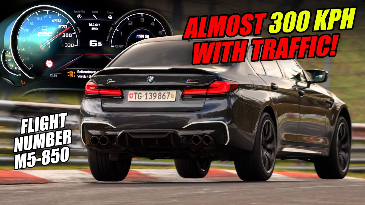 TOO MUCH?! 850HP BMW M5 Competition BIG SEND on the Nürburgring