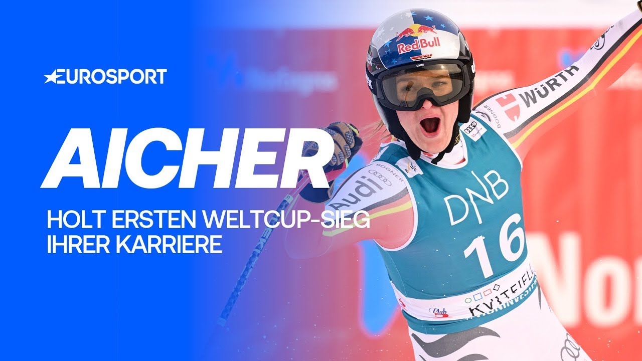 Emma Aicher holt ersten Weltcup-Sieg ihrer Karriere | Abfahrt Kvitfjell | Highlights deutsch