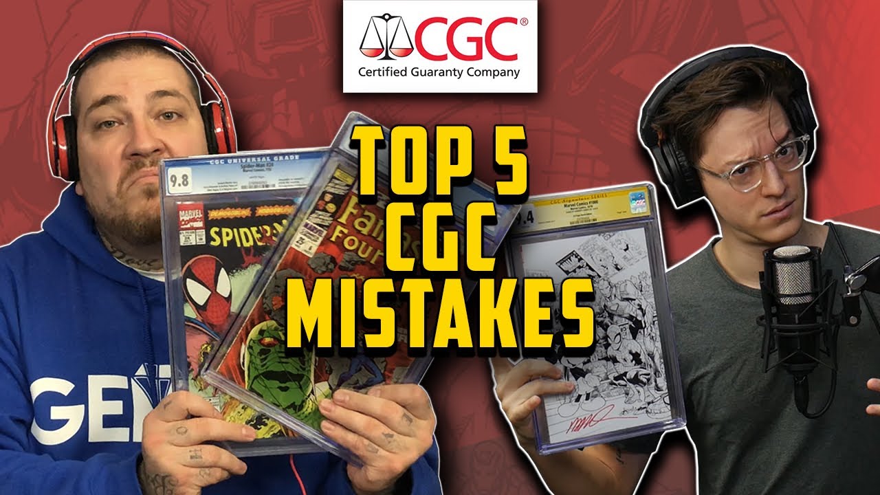 Top 5 MISTAKES When Submitting Comic Books to CGC with ComicTom101