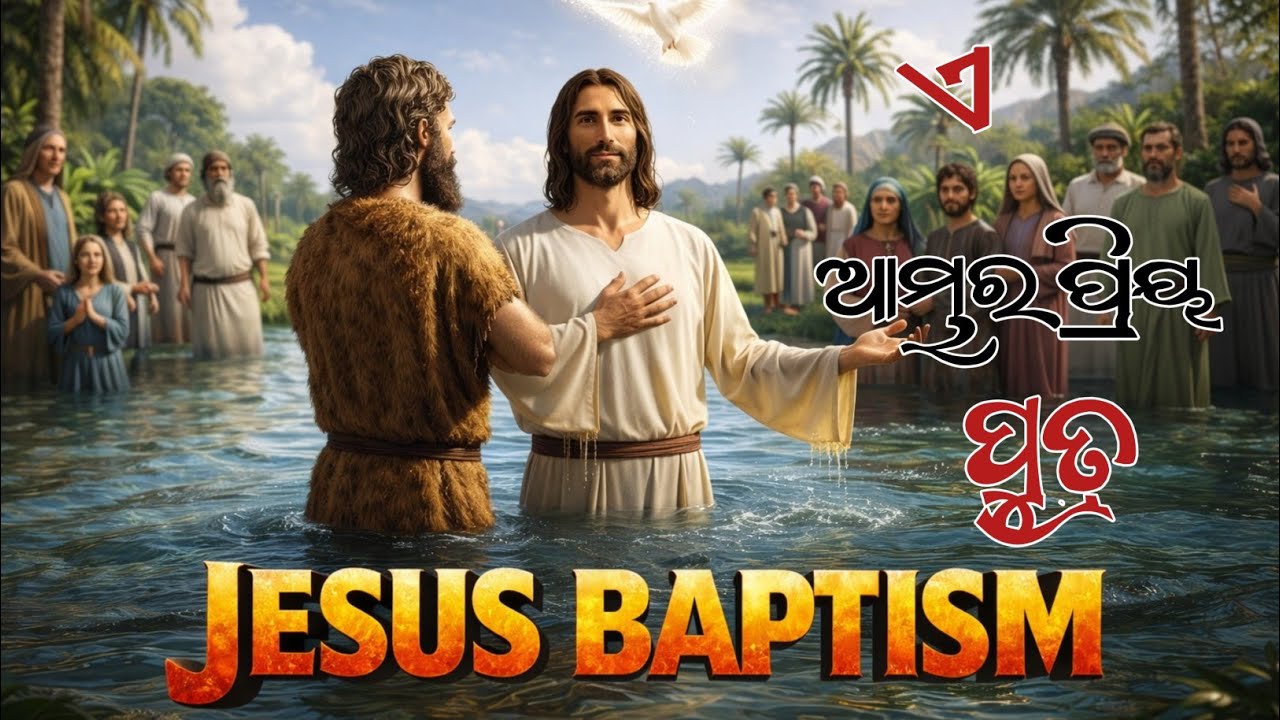 ଯୀଶୁଙ୍କ ଜଳଦୀକ୍ଷା ଗ୍ରହଣ | Baptism of Jesus Christ | “ମନ-ପରିବର୍ତ୍ତନ କର” | Matthew Chapter 3 |