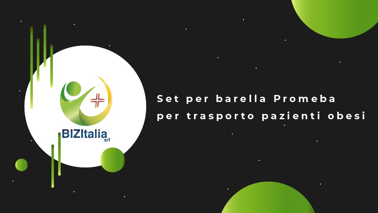 Set per barella PROMEBA trasporto pazienti obesi