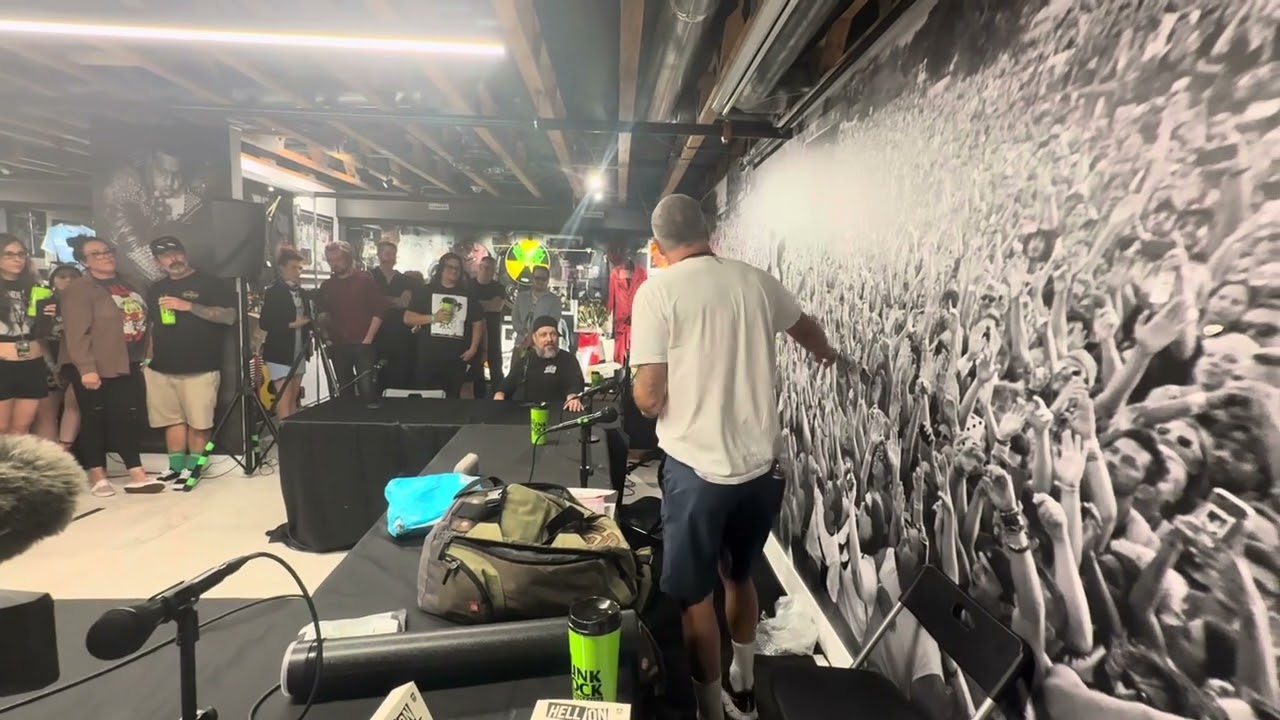 Smelly from NOFX tour end at The Punk Rock Museum