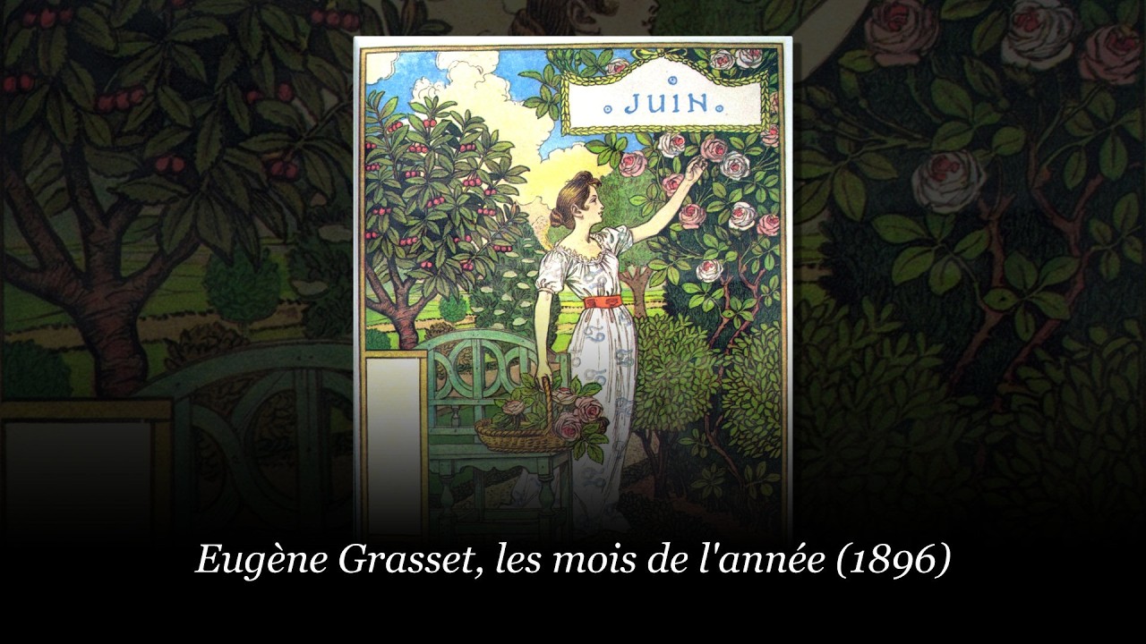 Eugène Grasset, les mois de l'année (1896) [Art Nouveau]