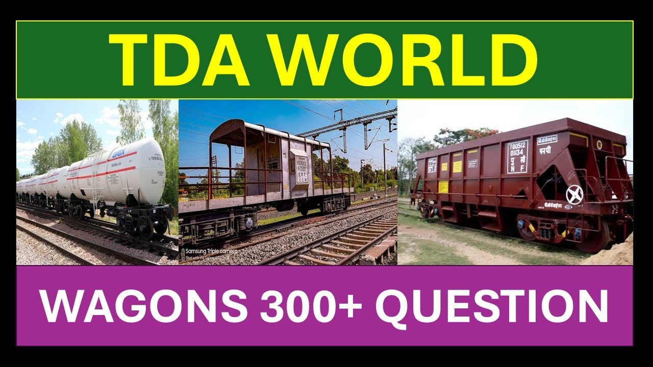 #all type wagon details || BOXN /BLC/BOY/BVXI/BVXC/BOBR WAGON Related 300 questions|| TDA WORLD