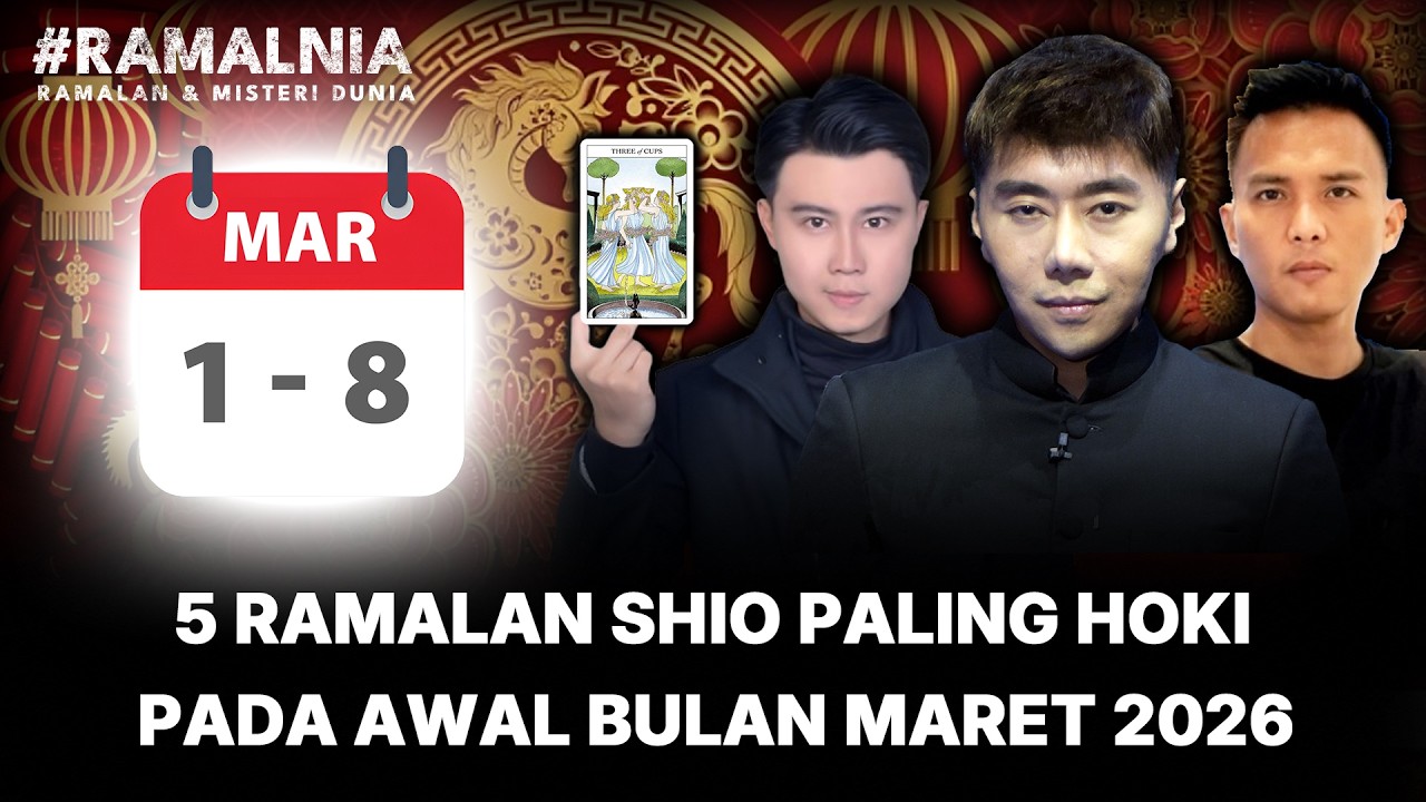 5 RAMALAN SHIO PALING HOKI AWAL BULAN MARET 2026‼️SIAP CAPAI KEBERLIMPAHAN‼️#RAMALNIA