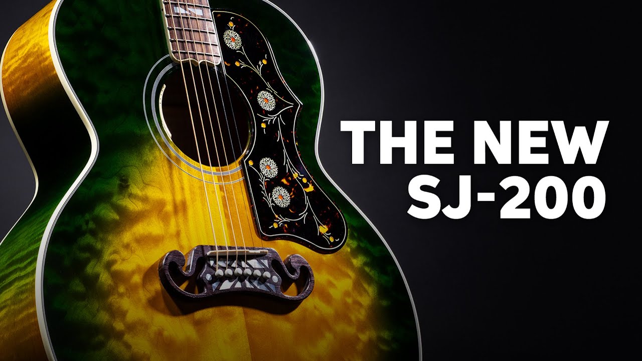 Gibson Acoustic SJ-200 Quilt Maple Top Acoustic Guitar