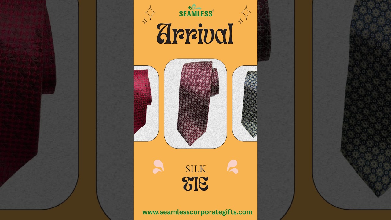 Elevate your corporate gifting game with our premium SilkTie&ndash;the perfect blend of professionalism.🎁👔