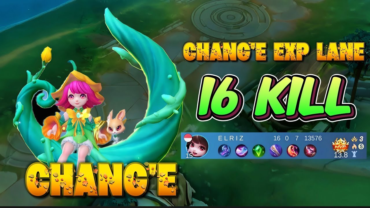 16 Kill Chang'e Exp Lane Build Attack Speed