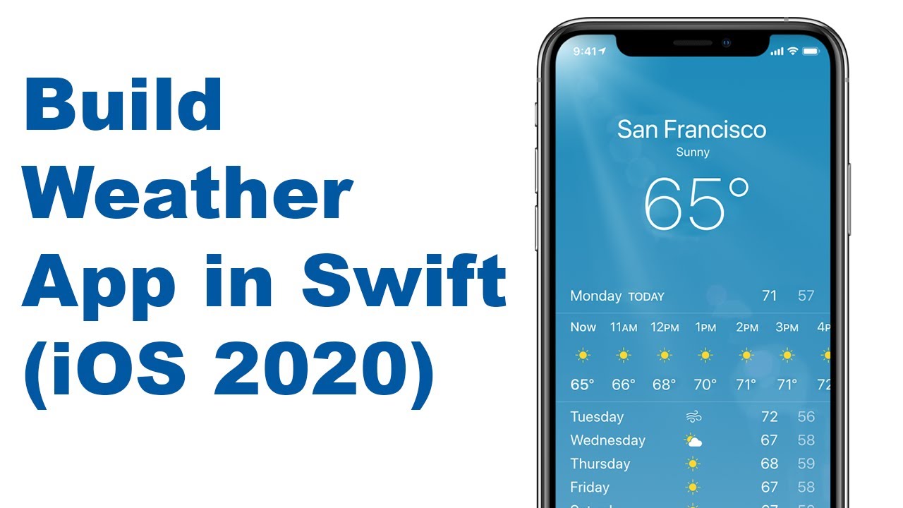 Build Weather App in Swift and Xcode 12 (Tutorial) - iOS 2023