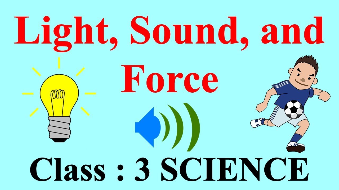 Light, Sound and Force || Class-3 SCIENCE || CBSE / NCERT
