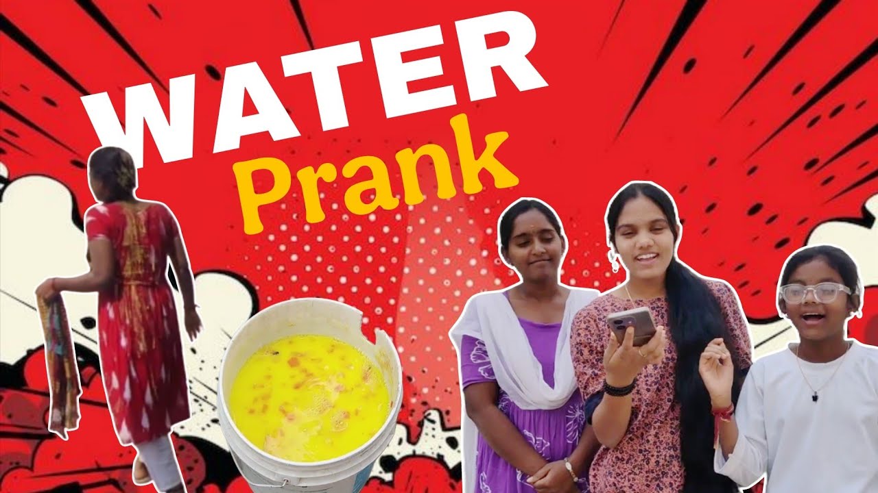 WATER PRANK ON MY SIS AND BRO | Water Prank | Ultimate mad family | Subscribe For More    