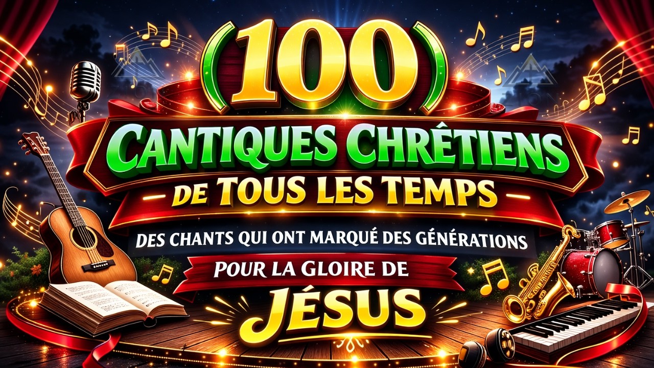 100 CANTIQUES CHRÉTIENS INOUBLIABLES – DES CHANTS QUI ONT TOUCHÉ DES MILLIONS POUR JÉSUS