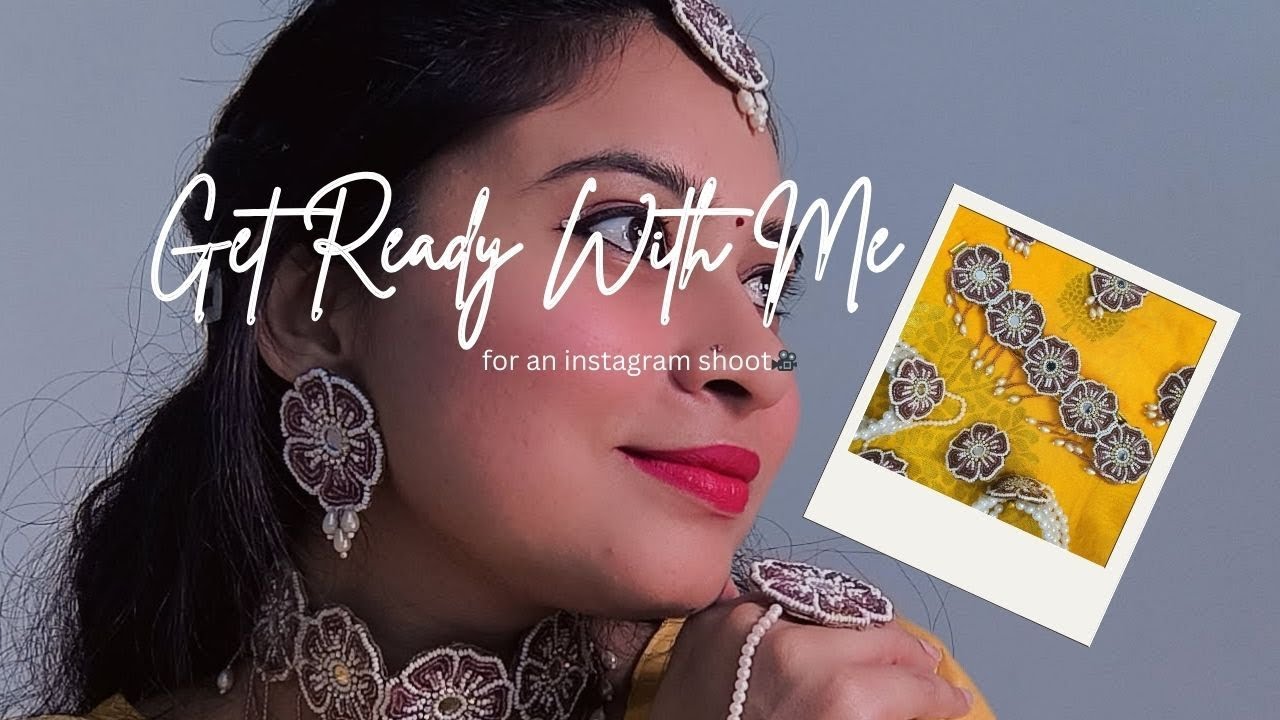 GRWM With Me for an Instagram Shoot 📸 | Chaos, Makeup & Creator Life! sanskrati #grwm #dailyvlog #yt