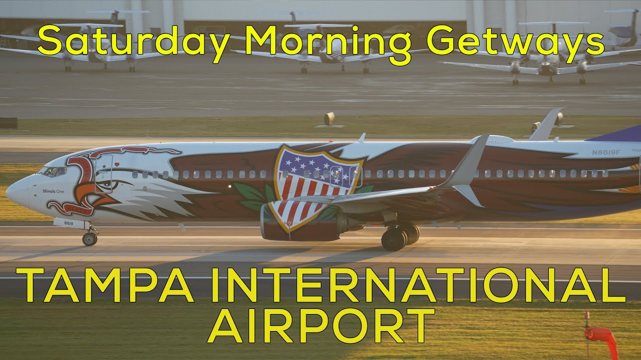 Saturday Morning Getaways from Tampa International Airport 4K