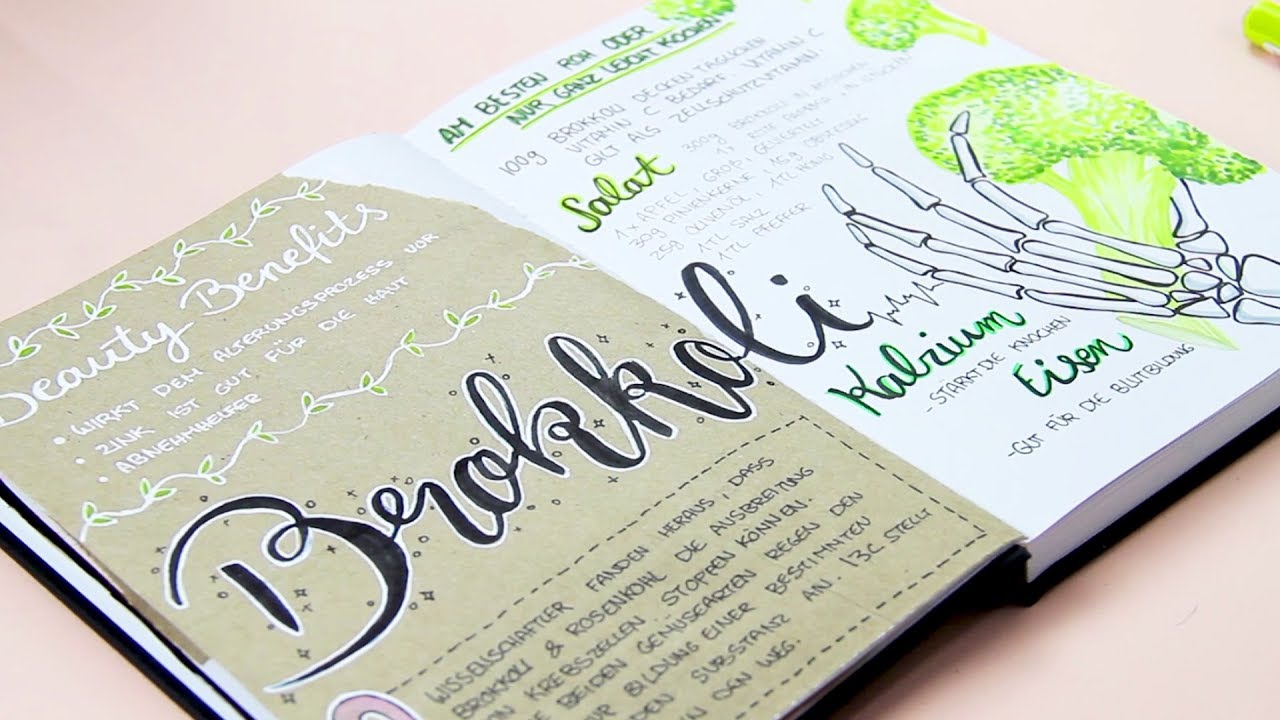 Brokkoli - Der gesunde Kohl! | Healthy Monday Journal | Karin Brushmarker Pro || Foxy Draws
