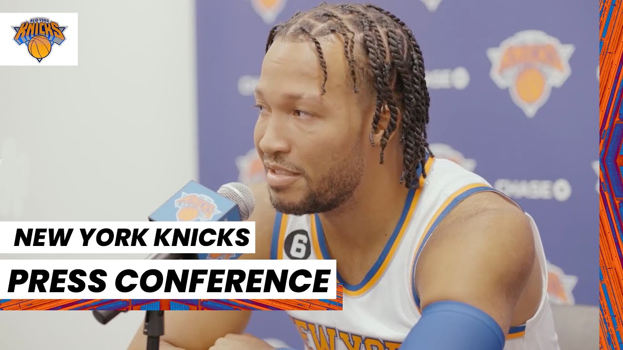 New York Knicks Content Day 2022 | Jalen Brunson