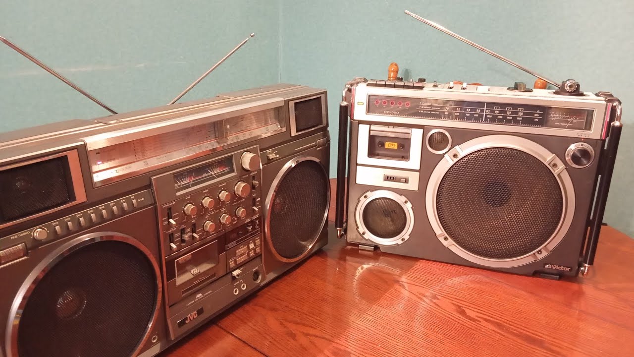 Super:mono Victor RC-550  и stereo Jvc RC-M90