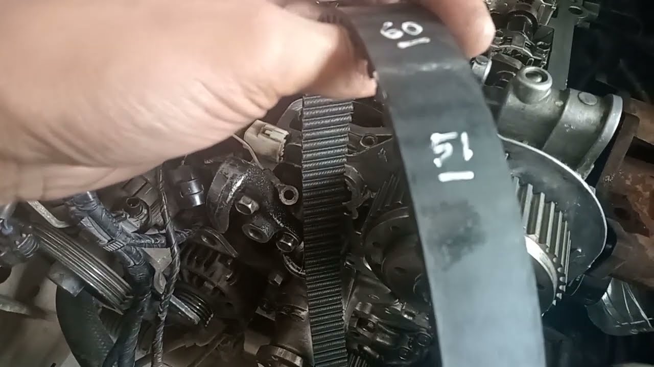 top timing belt Xenia 1000cc dan cara setel yang pas agar tidak dengung atau bunyi klotok klotok