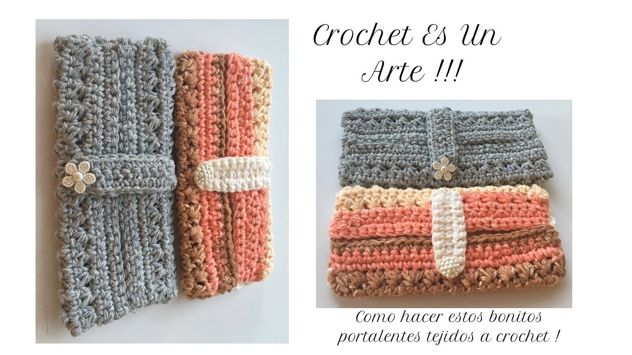 Como hacer este bonito porta lentes, tejido a crochet !