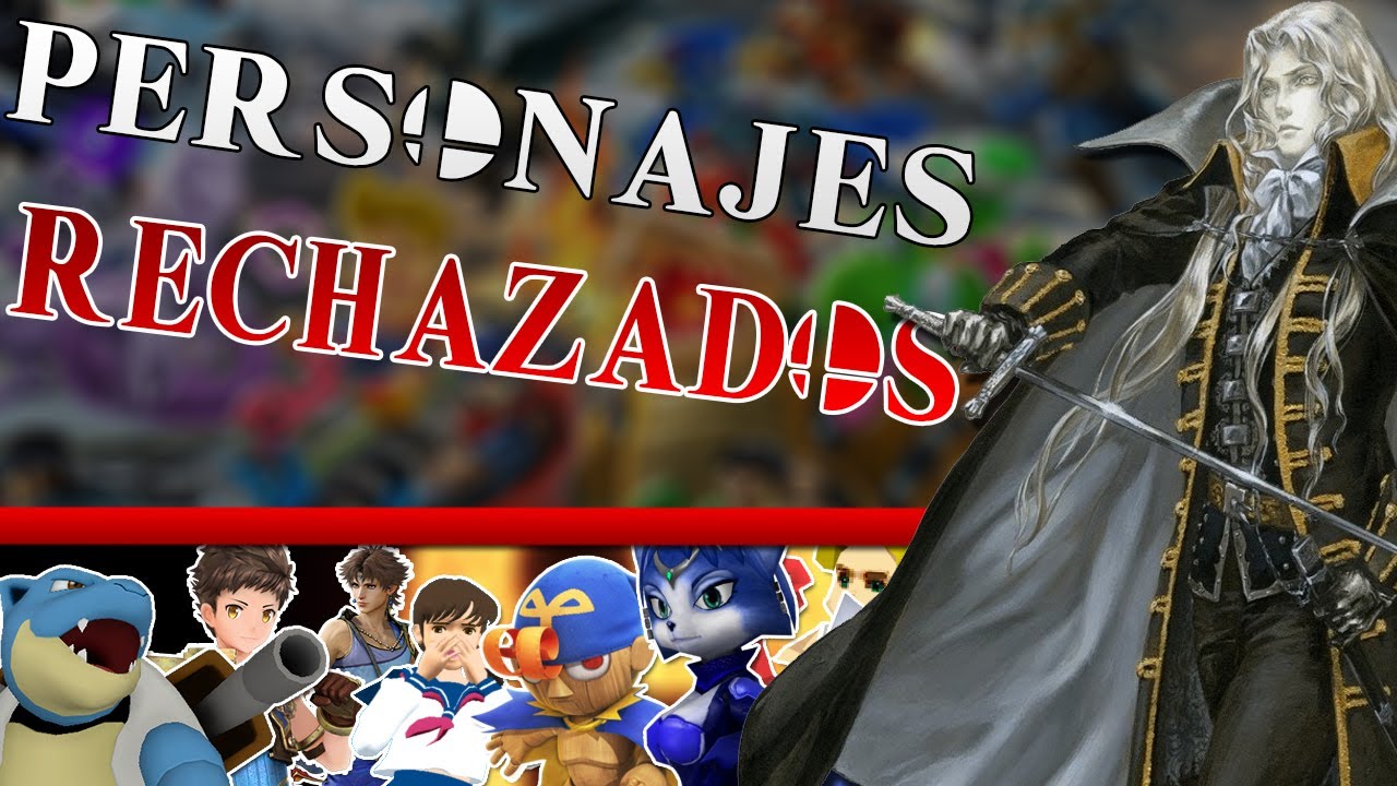 Personajes que fueron rechazados en cada Super Smash Bros