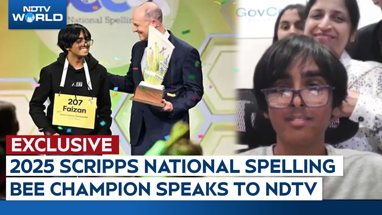 Faizan Zaki Spelling Bee | NDTV Asked Spelling Bee Champion To Spell 4 Words. His Response
