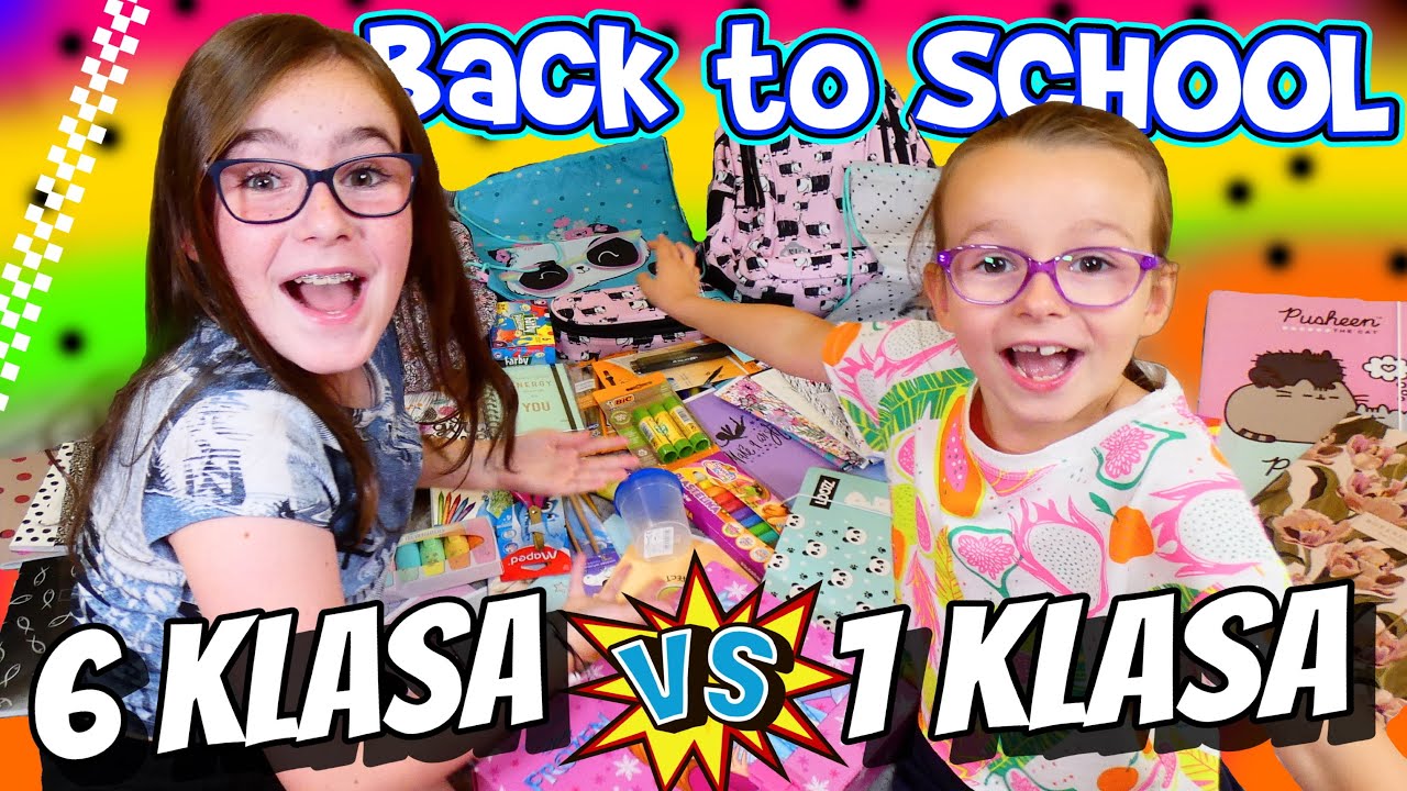SZÓSTOKLASISTA vs PIERWSZOKLASISTA. Back to school #fikimikiagatkiimoniki