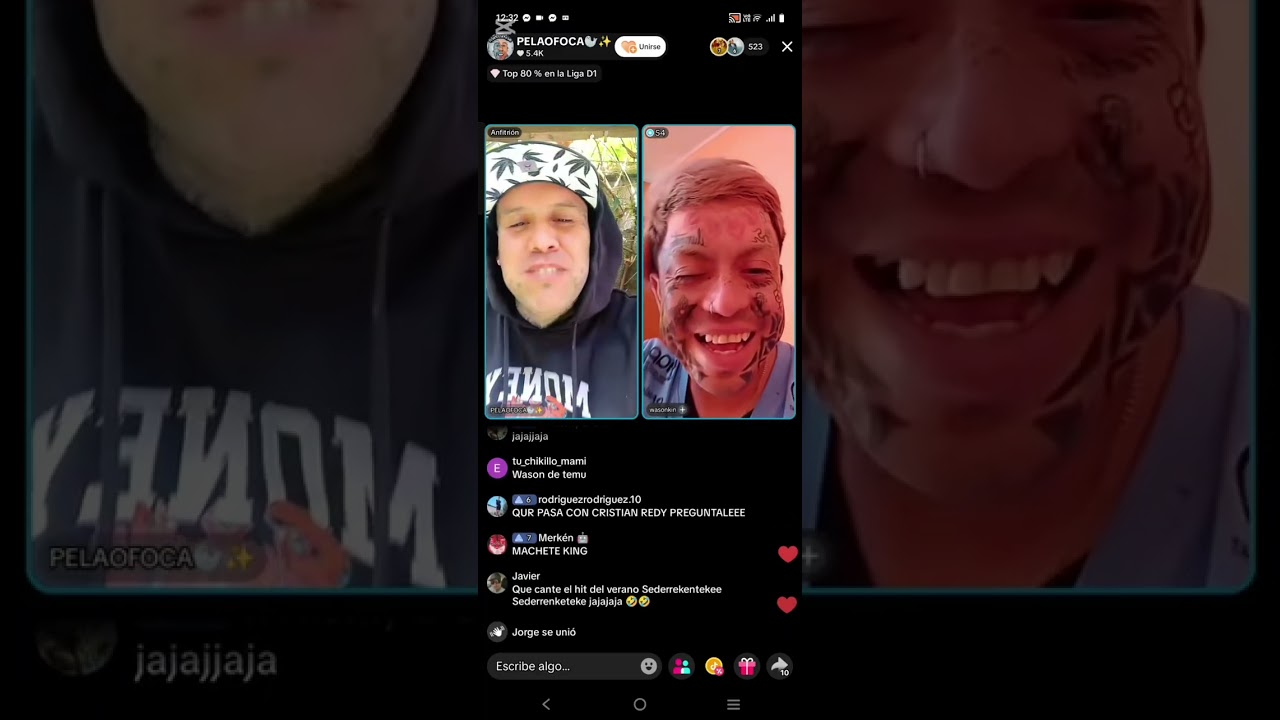 Wason King delirando mientras Pelao Foka desayuna a las 1 de la tarde 