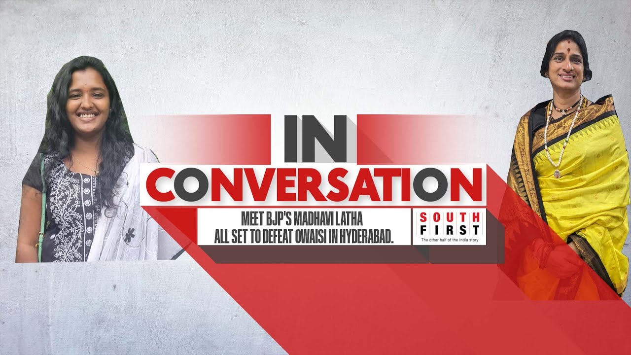 A true-blue Hyderabadi, BJP's Madhavi Latha is confident of winning in Hyderabad, beating Owaisi