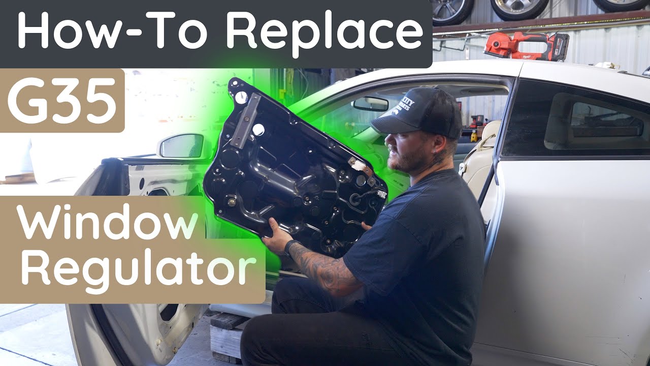 How to Replace Infiniti G35 Driver Side Window Regulator